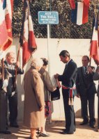 Inauguration de la rue Yves Hall - 15 septembre 1984