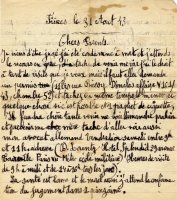 Lettre de Louis Le Bail (page 1)
