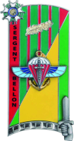 Insigne de la 235ème promotion (Sergent Bellon) de l'école nationale des (...)