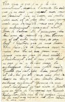 Dernière lettre de Louis Le Guen à son frère Yves (page 2)