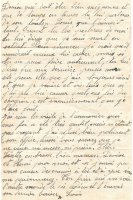 Dernière lettre de Louis Le Guen à sa sœur Louise (page 2)