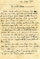 Dernière lettre d'André Cholet à son épouse et à son fils (page (...)