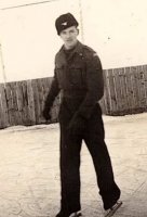 Jean Tromelin au Canada durant sa formation de pilote