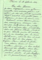 Dernière lettre de Louis DEPARTOUT (P1)