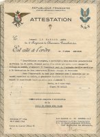 Citation à l'ordre de l'armée aérienne d'André Le Nabour (...)