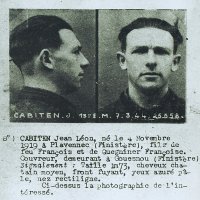 Avis de recherche de Jean Cabiten après son évasion de prison