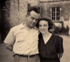 René Camus et Simone Le Saout, septembre 1951
