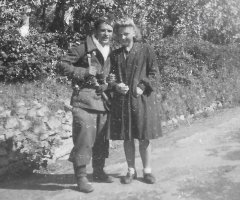 Jean Coguiec et Marcelle Pellota (Août 1944)