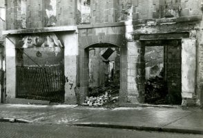 Commerce de René Salaun en ruines (septembre 1944)
