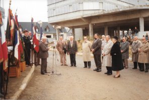 Inauguration de la rue Maurice Le Flem à Brest (18/11/1990)