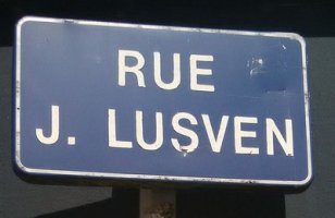 Rue Joseph Lusven à Ploudalmézeau