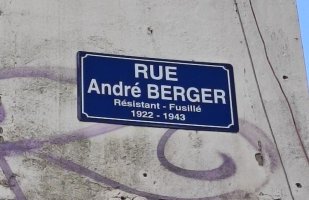 Rue André Berger - Résistant - Fusillé (1922-1943)