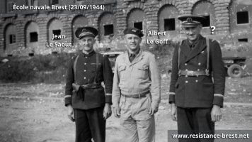 Visite du ministre Jacquinot à Brest (23 septembre 1944)